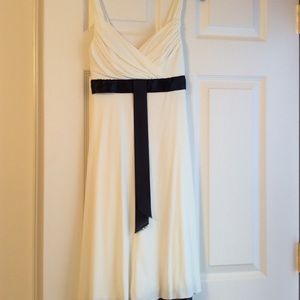 White Mid-Length Formal Dress